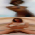 Naked woman masturbating