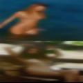 Women diving