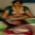 Naked woman masturbating